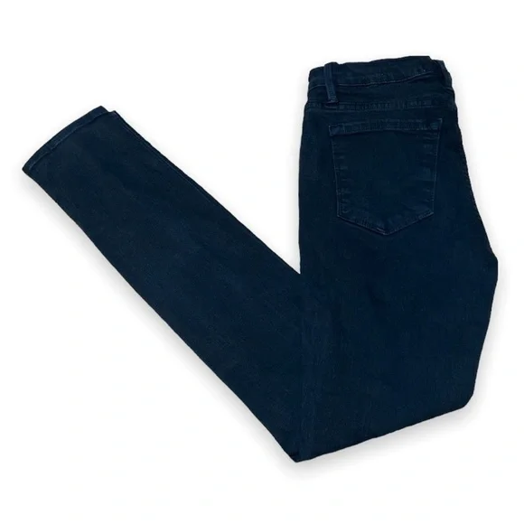 Frame Denim Black Le Skinny De Jeanne Distressed Jeans Women’s Size 27 - Picture 8 of 12